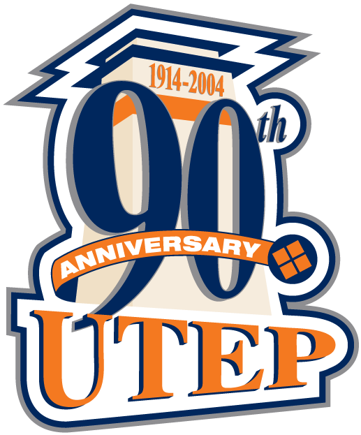 UTEP Miners 2004 Anniversary Logo t shirts DIY iron ons